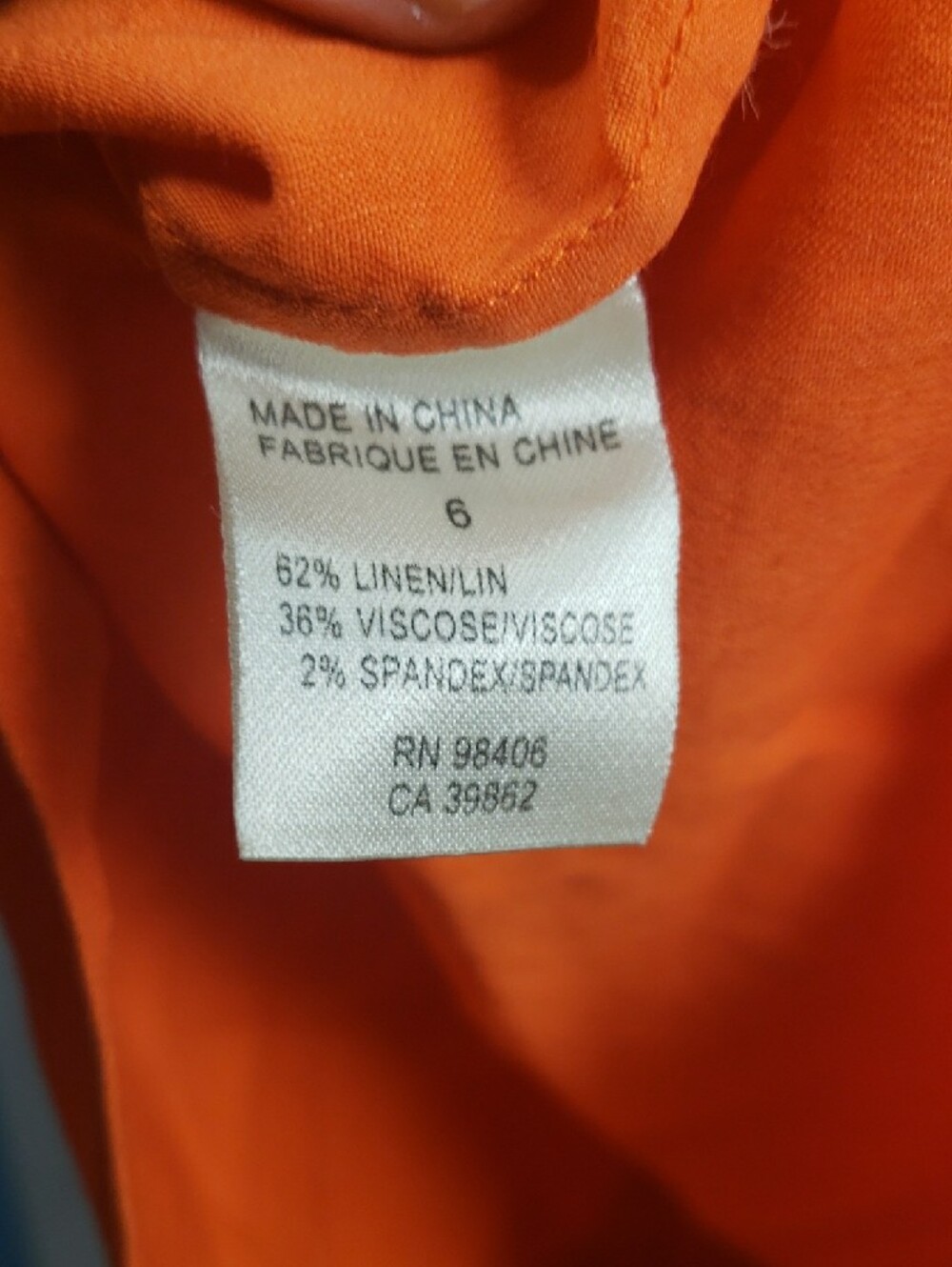 Theory Orange Long Sleeve Shirt Dress - Picture 6 of 7
